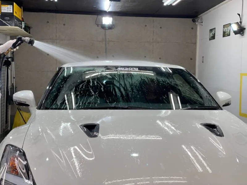 東京のGTRの洗車