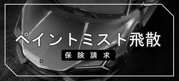 東京のペイントミスト飛散被害の修理店