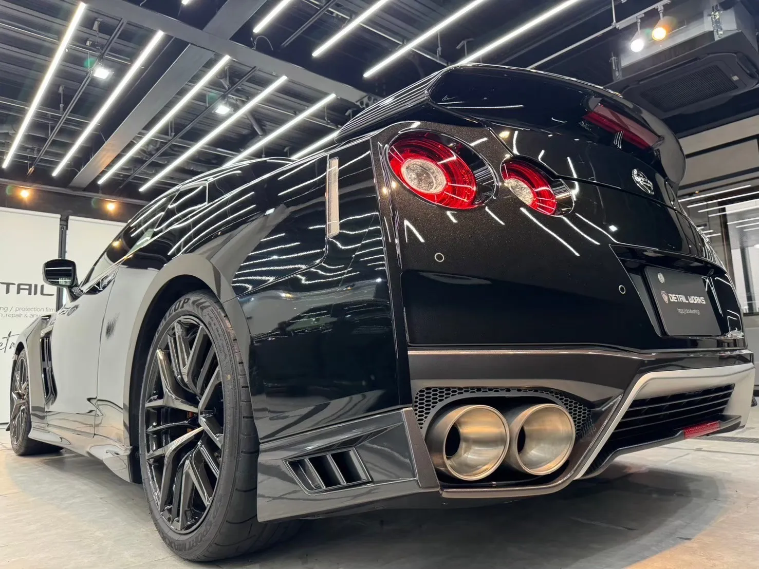 日産GTR/R35のセラミックコーティング施工例/東京都町田市I様