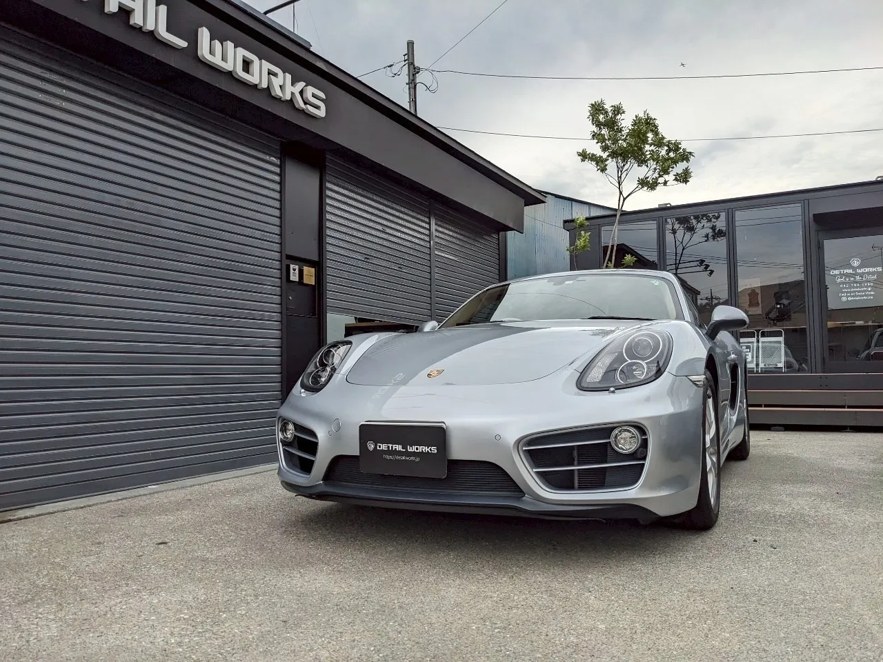 PORSCHEケイマン［981］ヘッドライト研磨リペア/神奈川県厚木市I様