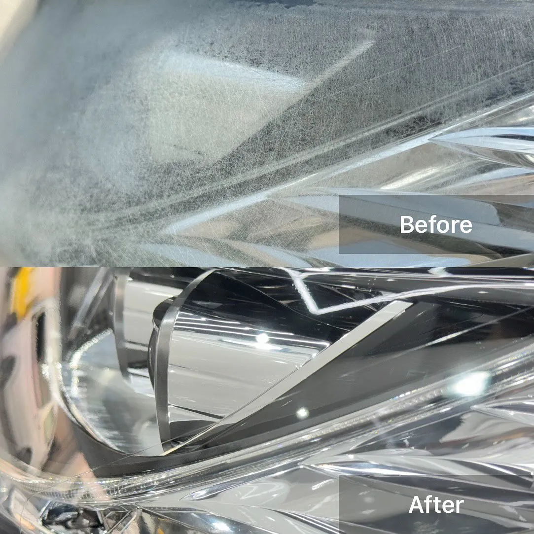 HONDAオデッセイのヘッドライトリペアのご依頼です✨