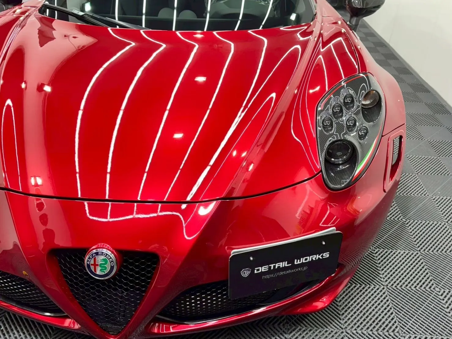 AlfaRomeo 4C /ボディコーティング施工例/東京都八王子市I様
