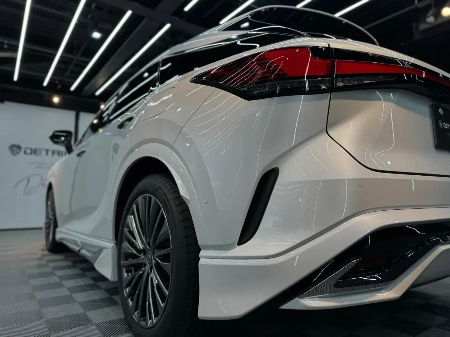 新車LEXUS RX450hの各種コーティング、ヘッドライト...