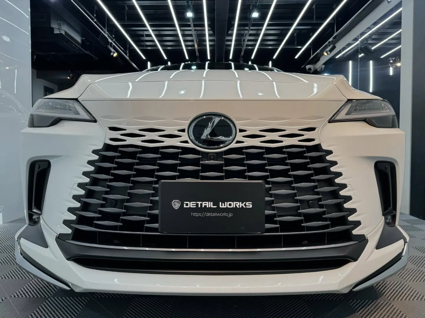 新車LEXUS RX450hの各種コーティング、ヘッドライト...