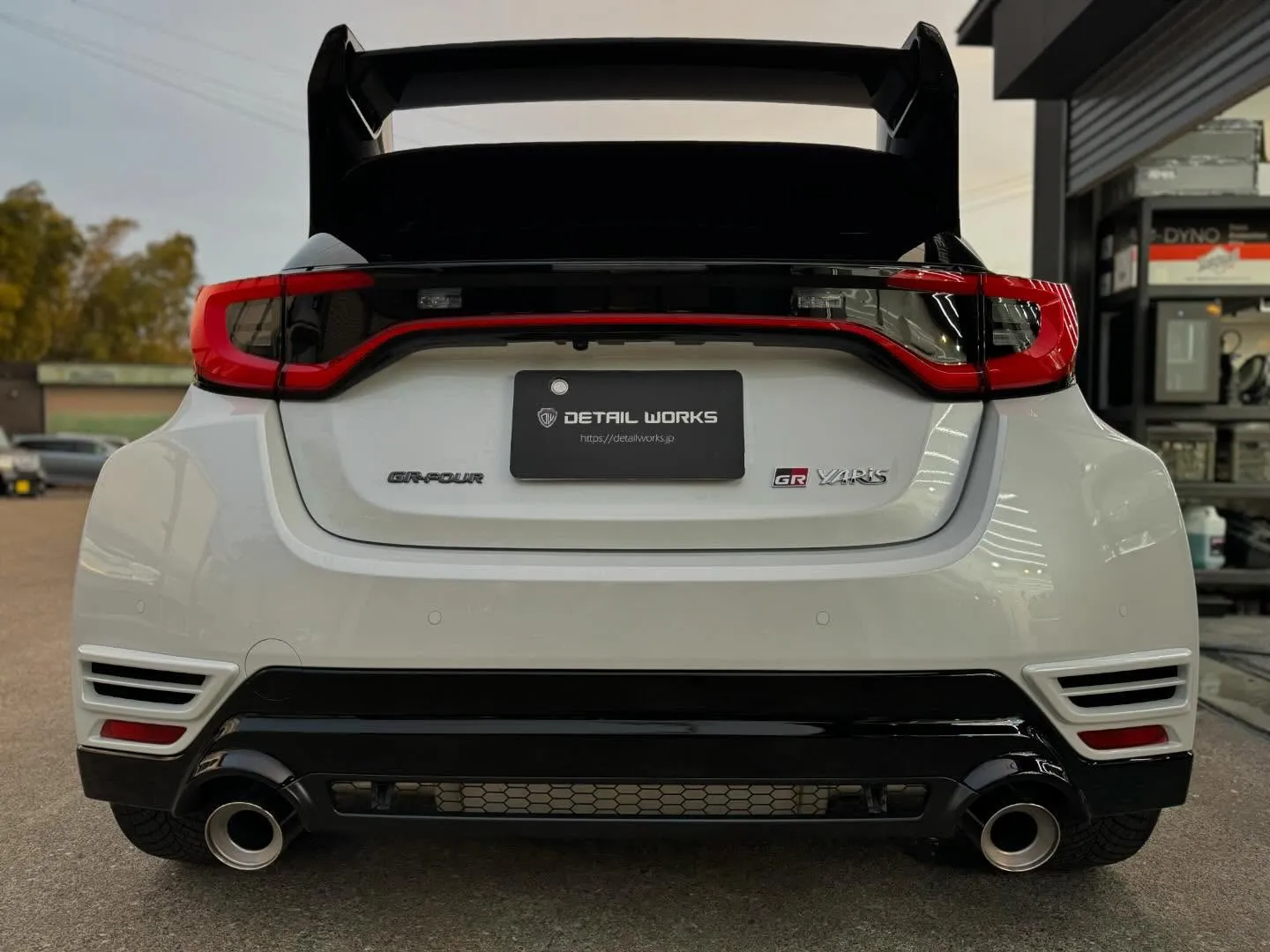 新車GRヤリスのボディコーティング(HI-MOHS COAT...