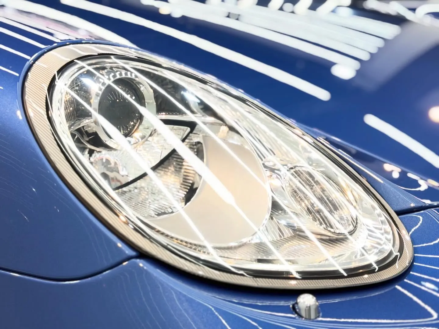 Porsche ボクスターのボディコーティング・ヘッドライト...