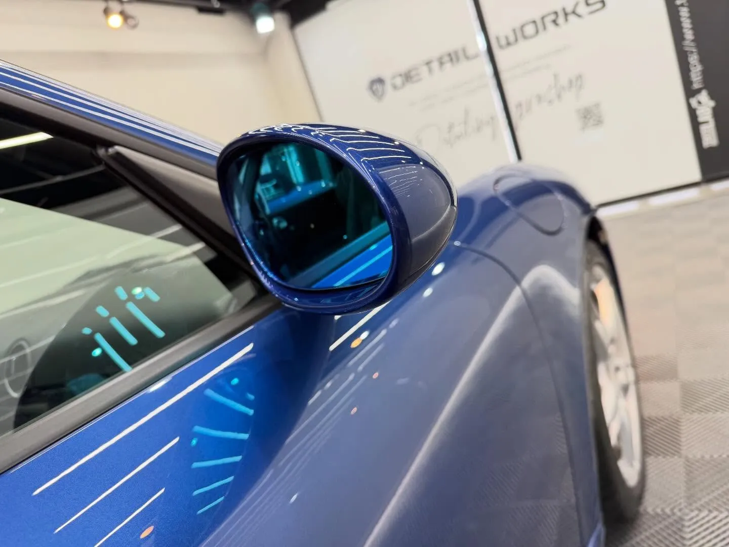 Porsche ボクスターのボディコーティング・ヘッドライト...