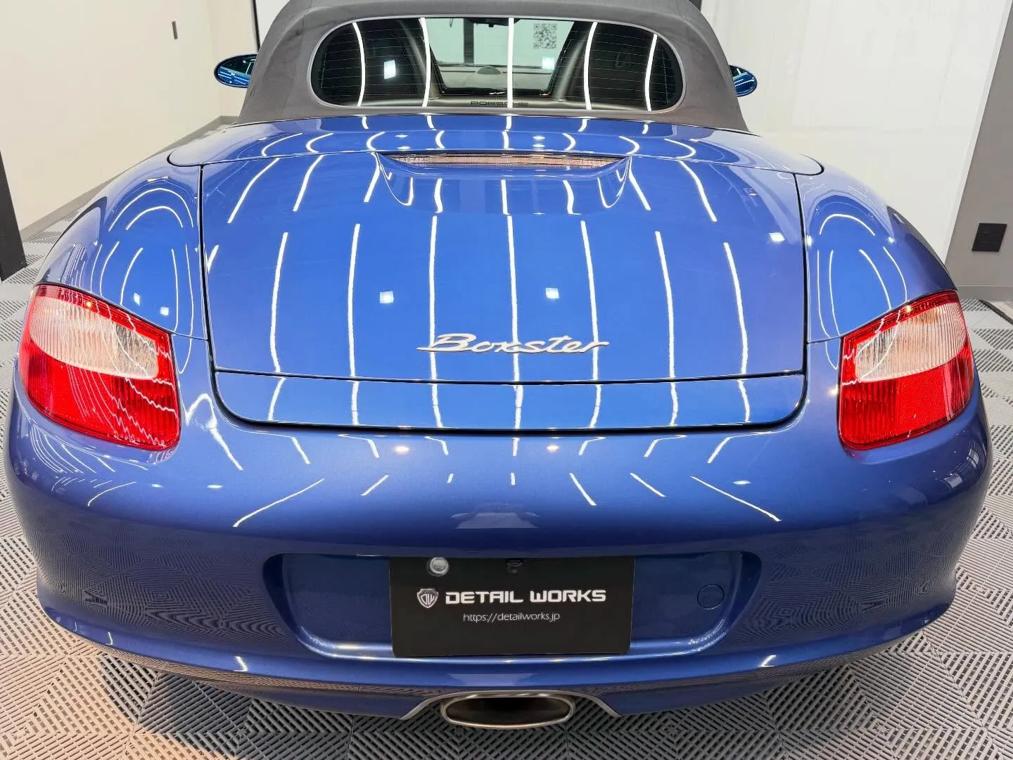 Porsche ボクスターのボディコーティング・ヘッドライト...