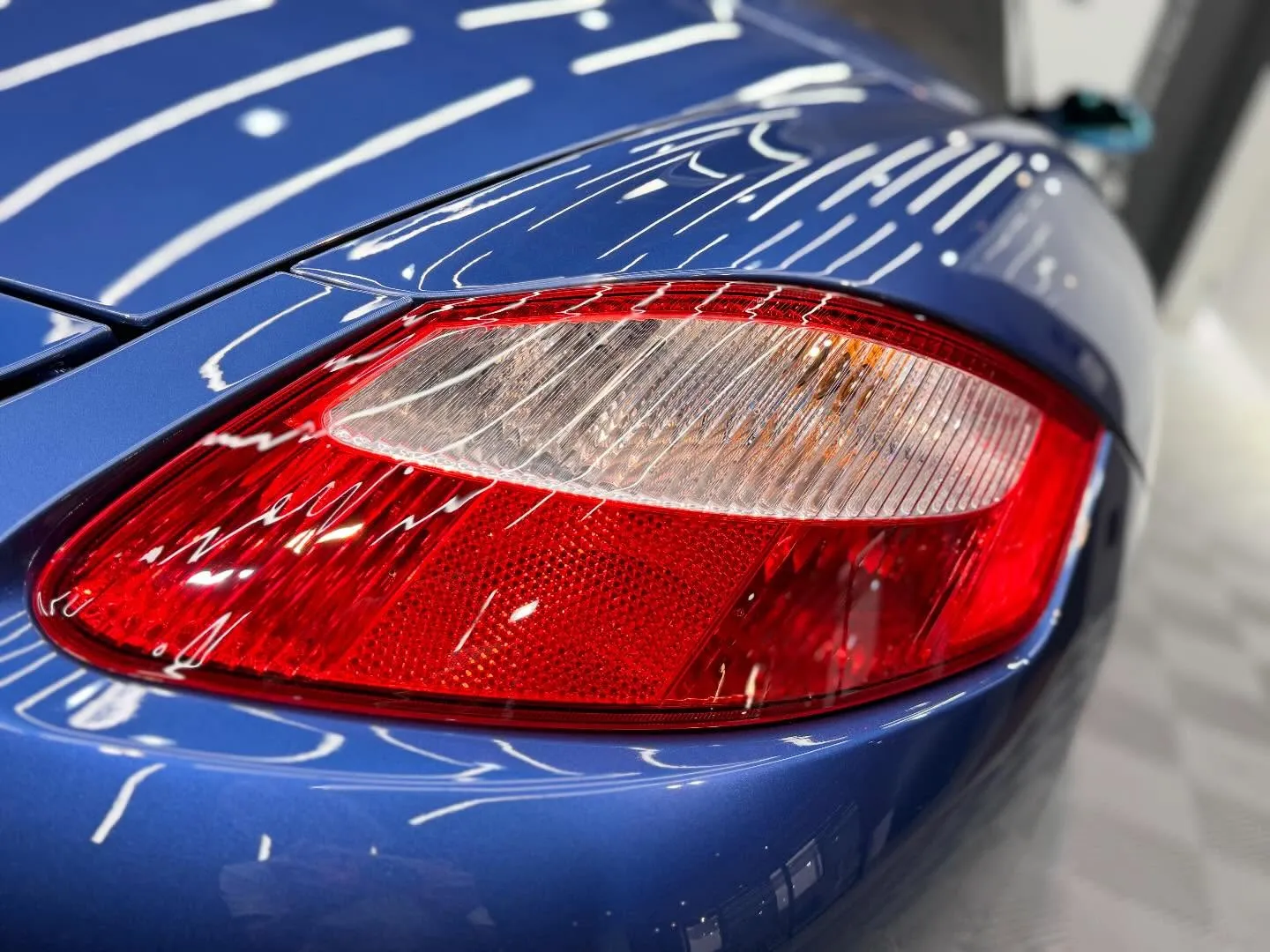 Porsche ボクスターのボディコーティング・ヘッドライト...