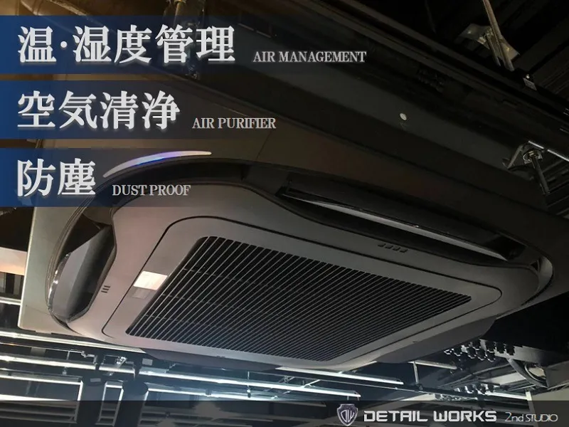 温・湿度管理／空気清浄／防塵設備