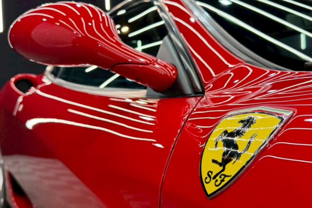 Ferrari360モデナ コーティングフルコースで極上車へ/東京都町田市Y様